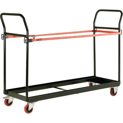 Vertical Chair Transport Dolly - 1100x520x1530mm - 4 Wheeled Trolley