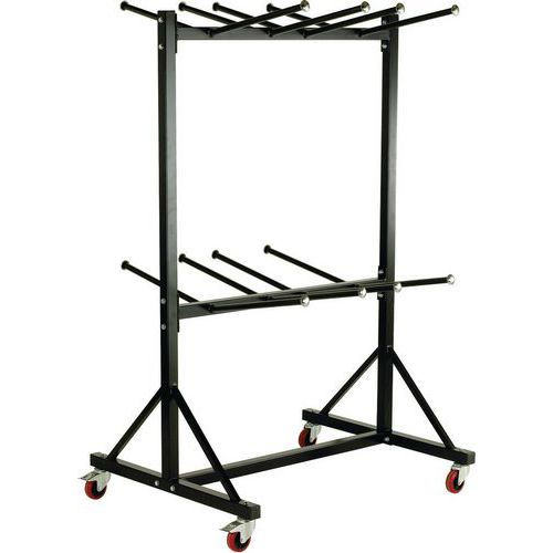 Chair Trolley - 2 Or 3 Rows - Steel - High Hanging Chair Storage