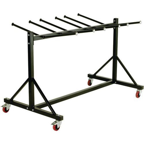 Chair Trolley - 2 Or 3 Rows - Steel - Low Hanging Chair Storage