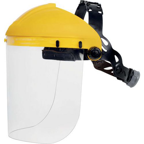 Clear polycarbonate visor holder - Delta Plus