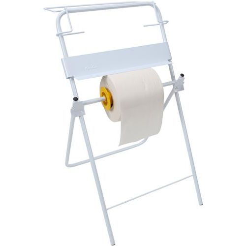 Freestanding paper towel dispenser with bin bag holder - Manutan Expert