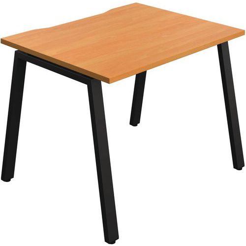 1-Person Home/Office Table - A-Frame Legs - WxD 1000x800mm - Synergy