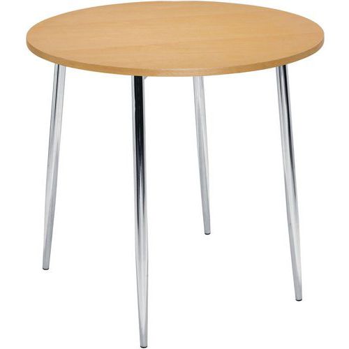 Economy Breakout/Reception 4-Leg Table - 800mm Diameter - Ellipse