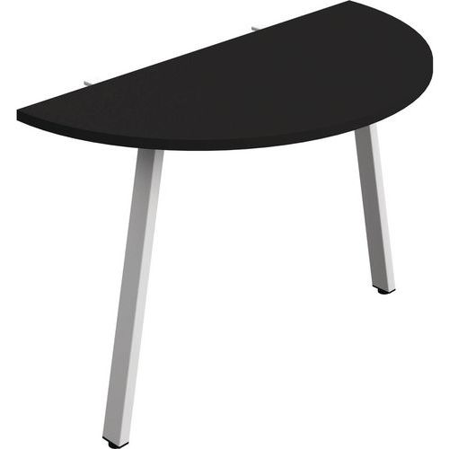 Curved D-End Bench Accessory With A-Frame Legs - 1200x600mm -Synergy