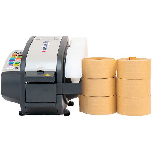 Water Activated Tape Dispenser With 18 Rolls 100x70mm