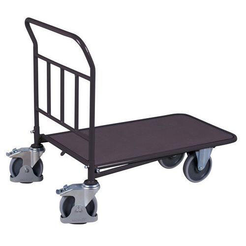 Nesting trolley with ergonomic fixed back - Capacity 400 and 500 kg