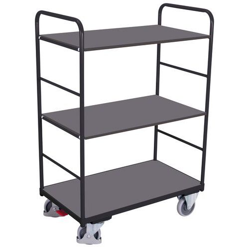 Tall trolley with three shelves - SW series