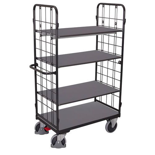 Tall trolley with four shelves - SW series