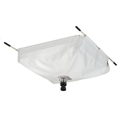 Drywall/Plasterboard Ceiling Leak Diverter Tarp With Connector - PIG®