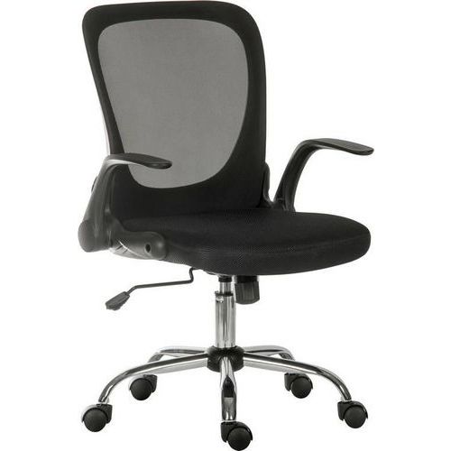 Mesh Office Executive Chair - Flip Arms - Ergonomic - Black - Teknik Mesh Office Executive Chair - Flip Arms - Ergonomic - Black - Teknik