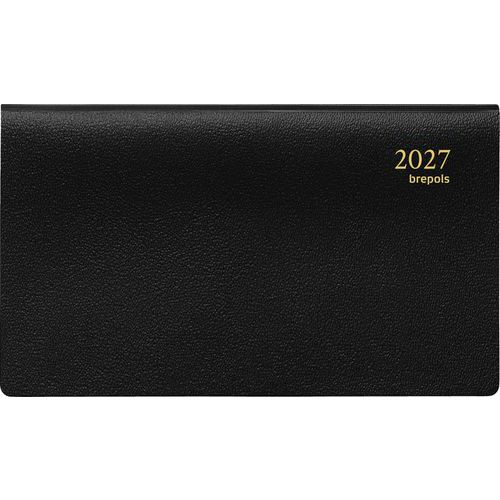 Omniplan black weekly planner - 16 x 10 cm - Year 2027