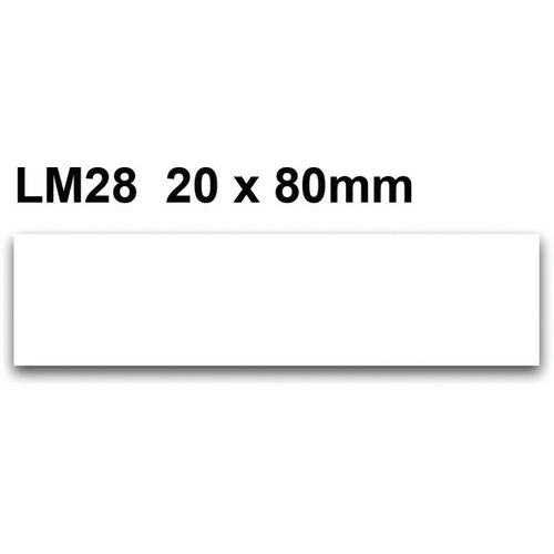 White Blank Location Markers - Magnetic Labels - Manutan Expert