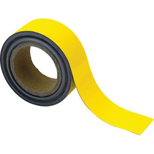 Magnetic & Erasable Label Roll - Dry Wipe - Manutan Expert