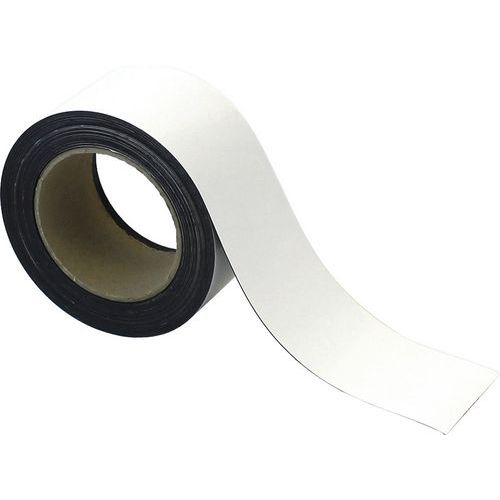 Magnetic & Erasable Label Roll - Dry Wipe - Manutan Expert - Organized
