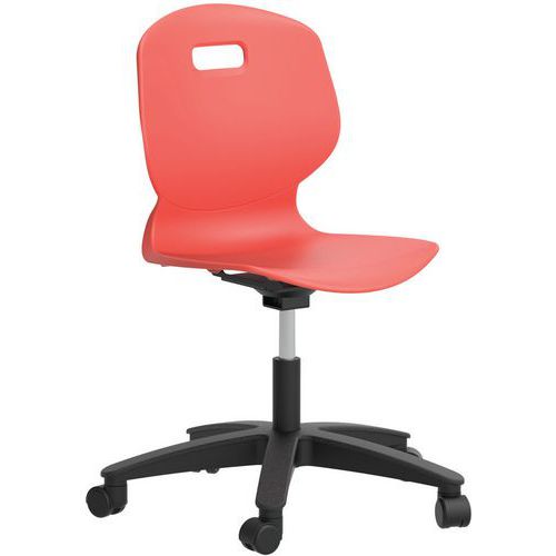 School Chair With Writing Tablet - Mobile & Stackable - Antimicrobial