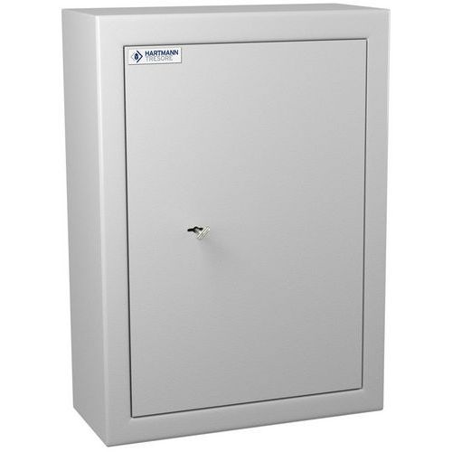 High-security grey key cabinet - key lock