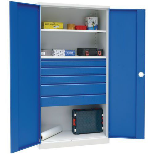 Metal Office Storage Cupboards With Drawers & Shelves - Manutan Expert Metal Office Storage Cupboards With Drawers & Shelves - Manutan Expert