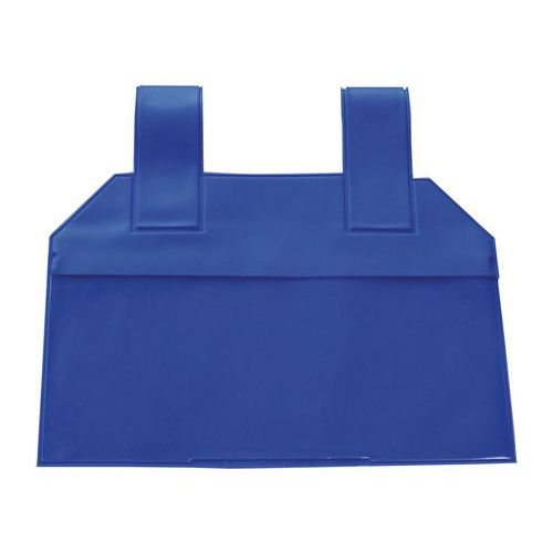 Magnetic pockets for roll container
