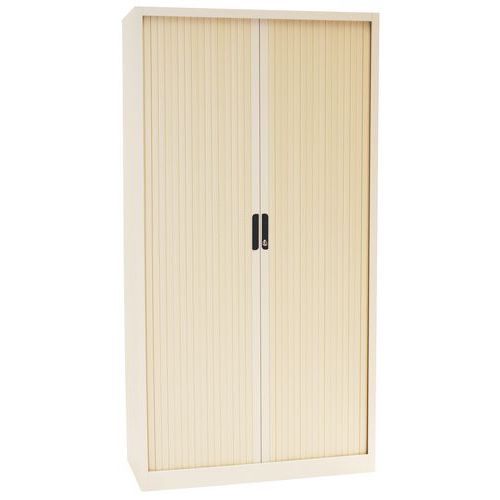 Tambour Door Cupboard - Space-Saving Tall Cabinets - Manutan Expert