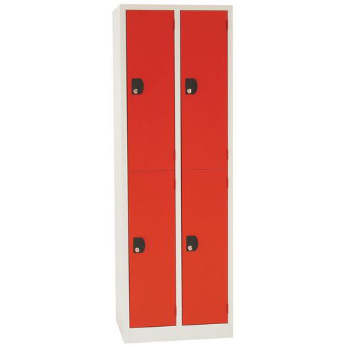 Modulo multi-compartment locker - 1 to 3 columns - On base - Manutan Expert