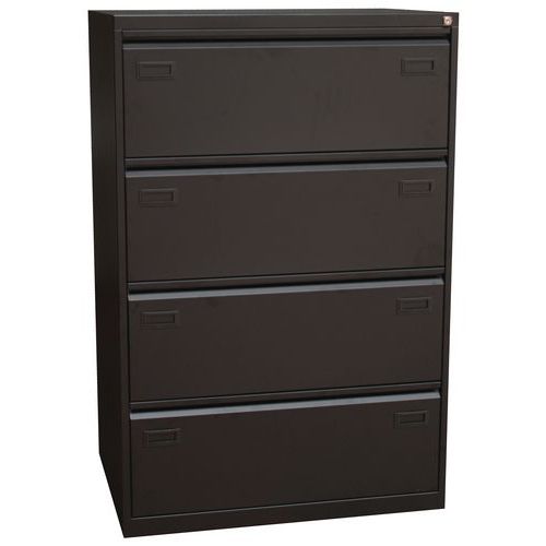 Filing cabinet with double-width drawers - Manutan Expert