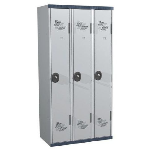 Seamline Optimum® 3-column locker - Width: 300 mm - On base - Acial
