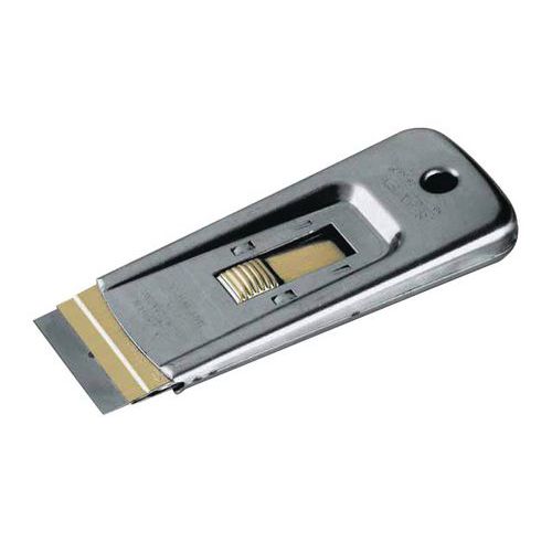 Metal window scraper