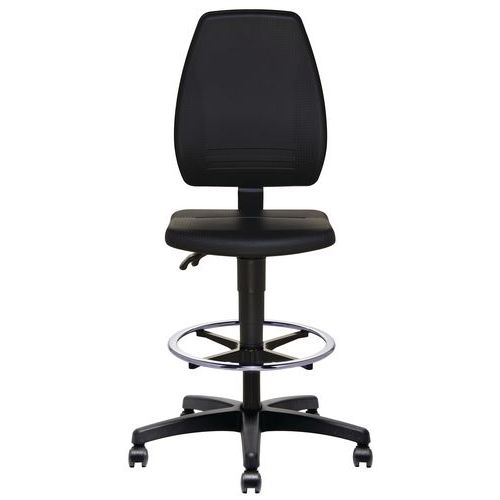 ErgoSupport workshop chair with castors or pads - High version ErgoSupport workshop chair with castors or pads - High version