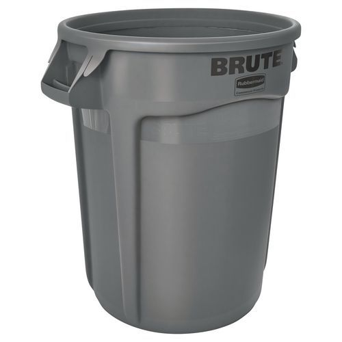 BRUTE round container - Grey - 38 l to 208 l