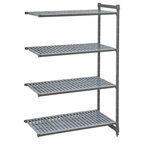 Cambro Basics Plus Ventilated Shelving Bays with 4 Shelves - 1830h