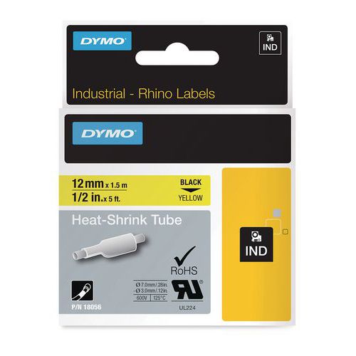 DYMO Rhino heat-shrink tube tape