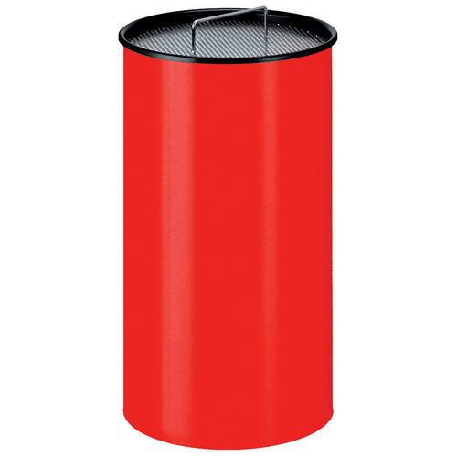 Cigarette bin with round sand stand - 50 L Cigarette bin with round sand stand - 50 L