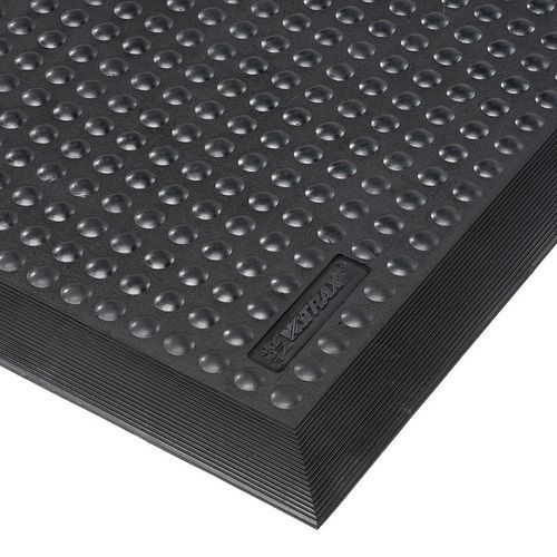 Black single anti-fatigue mat - Skystep™ 455 - NoTrax Black single anti-fatigue mat - Skystep™ 455 - NoTrax
