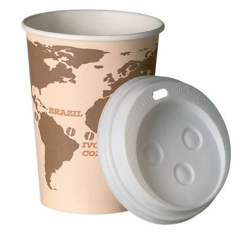 World Map paper cups, 11.5 to 40 cl - Manutan.co.uk
