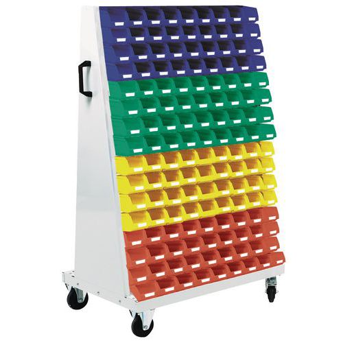Mobile rack for picking bins - Large model