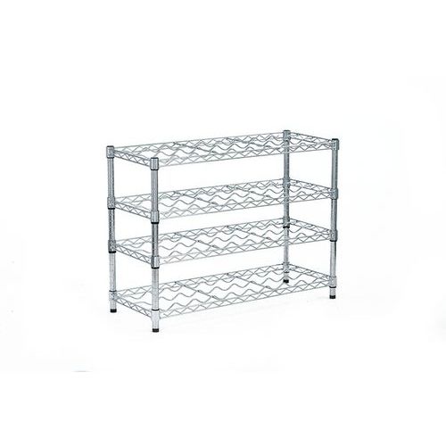Chrome Wine Rack with 35 to 63 Bottle Capacity - 355mm Deep