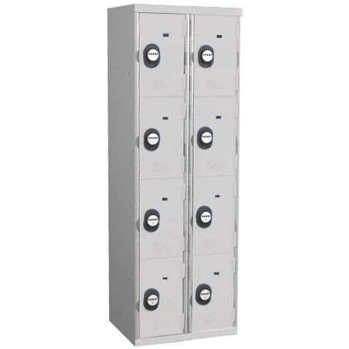 Seamline Optimum® 8-compartment locker - 2 columns - Width: 300 mm - On base - Acial