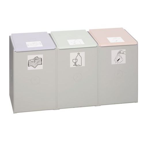 Plastic recycling module - Capacity 1, 2, 3 or 4 x 40 l Plastic recycling module - Capacity 1, 2, 3 or 4 x 40 l