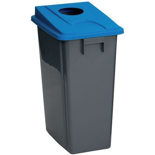 Selective-sorting bin and lid, 60 or 80 L - Manutan Expert