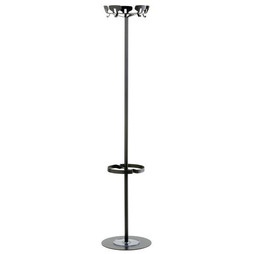 Yin upright coat rack with umbrella stand