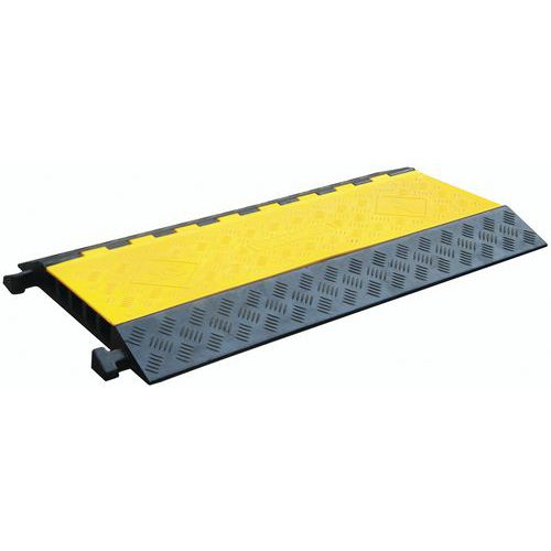 Floor Cable Protector - Cover For 5 Cables - Heavy Duty - Manutan Expert Floor Cable Protector - Cover For 5 Cables - Heavy Duty - Manutan Expert