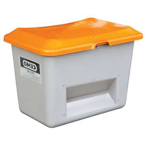 High-resistance salt or sand container - 100 to 400 L