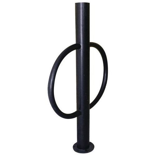 Stylish black bike stand - 2 spaces