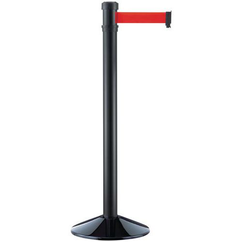 Belt Barrier/Crowd Control Posts - 1-3 Retractable Belts - Manutan Expert