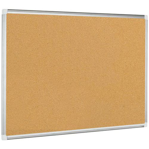 Thick Cork Notice Boards - Aluminium Framed Pinboards - Manutan Expert