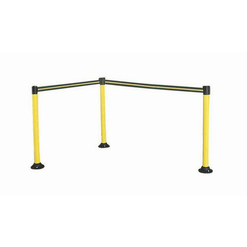 Novap post with strap - Attaches to the floor