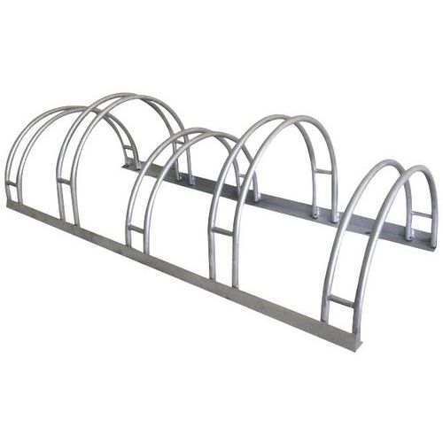 Bike Rack - 2 Tier Stand - Ground Fastening - 3-9 Spaces - Manutan Expert
