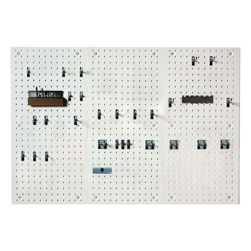 Perfo Light panel and hooks - kit D Perfo Light panel and hooks - kit D
