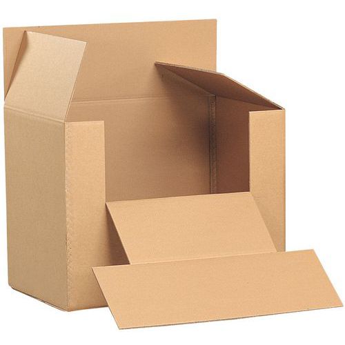 Impact-resistant crate-container for pallets - Double wall - Manutan Expert
