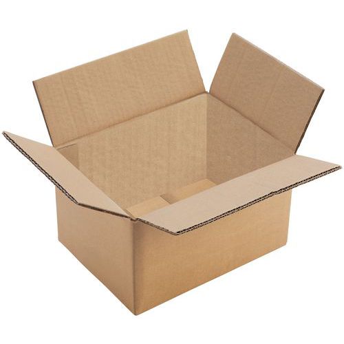 Cardboard box made of recycled materials - Double wall - Manutan Expert
